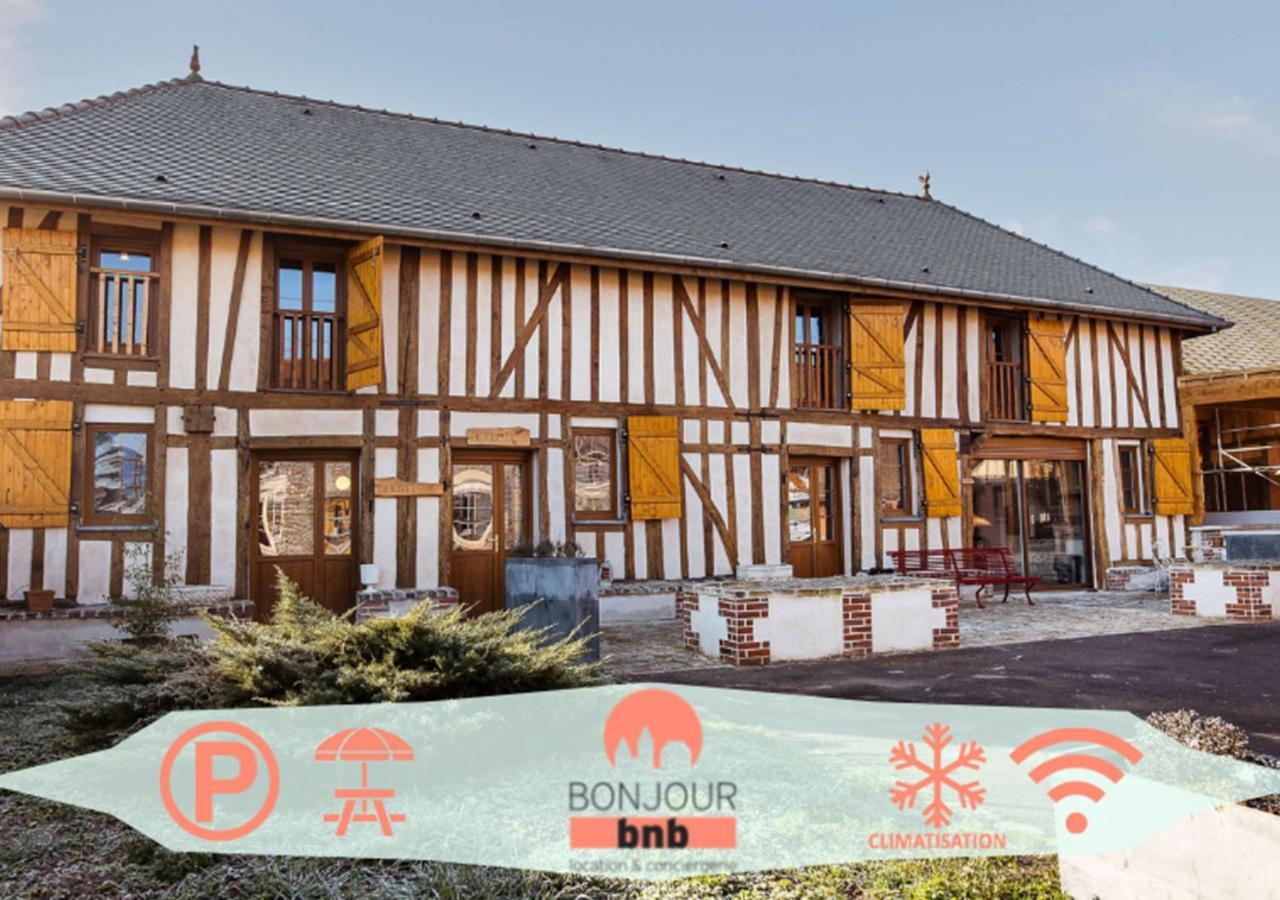 Maison Calme 14 Personnes, Piscine, Jardin Et Parking Buchères Exteriör bild