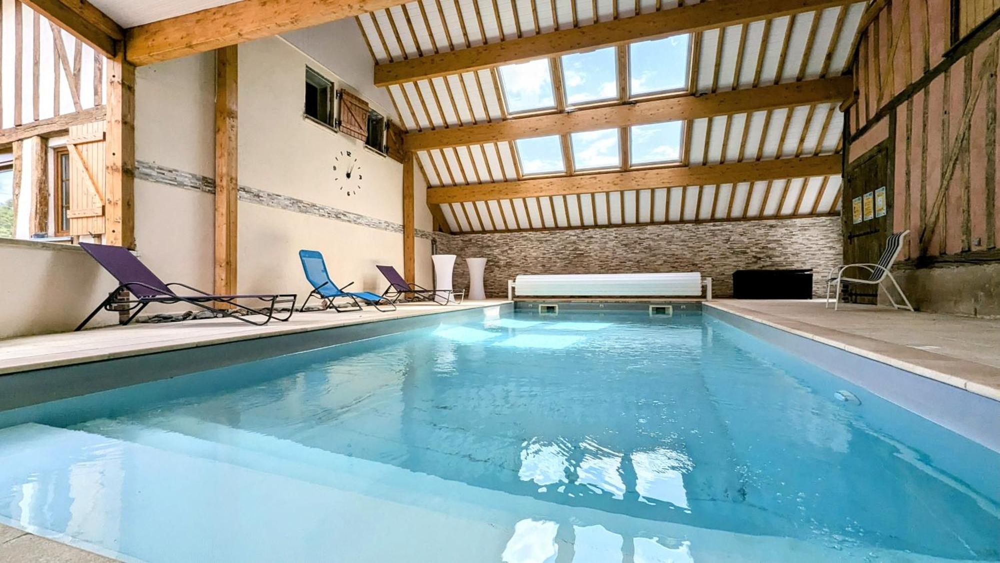 Maison Calme 14 Personnes, Piscine, Jardin Et Parking Buchères Exteriör bild